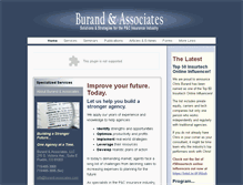 Tablet Screenshot of burand-associates.com